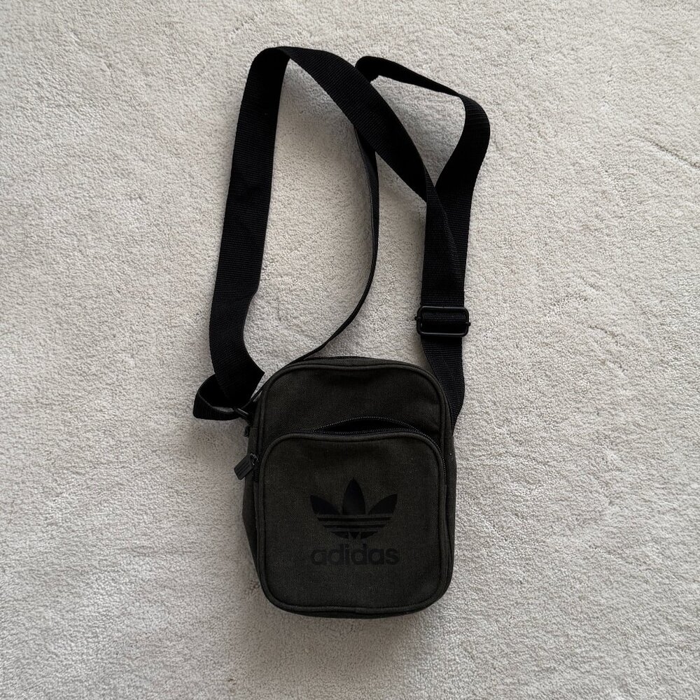 Dark Green Adidas Cross Body Bag